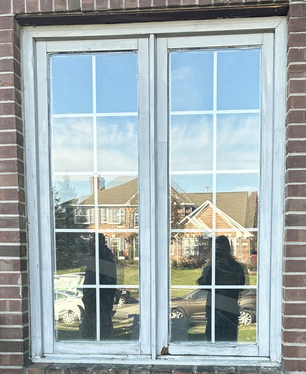 Before: Foggy Glass in Fishers, IN